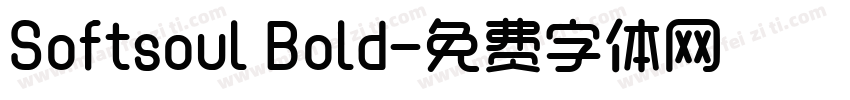 Softsoul Bold字体转换
